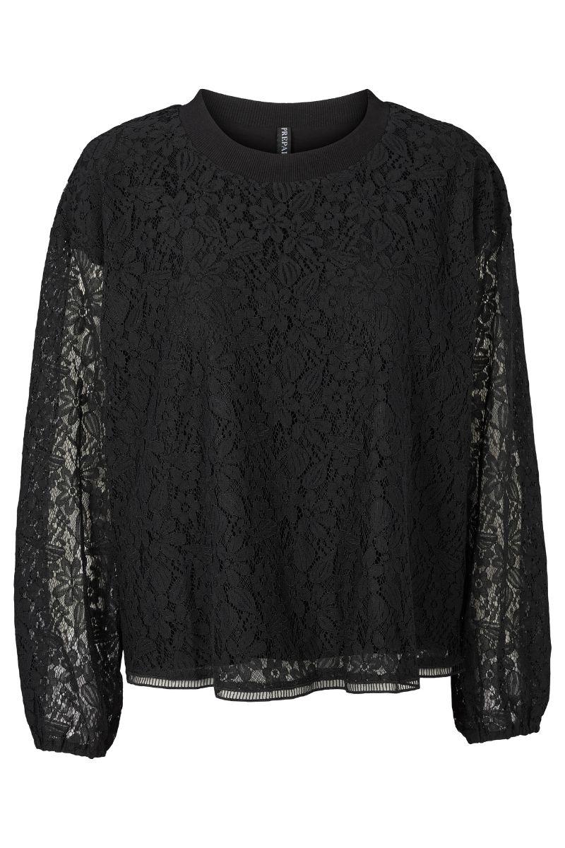 Claire Blouse 2822 | Black | Bluse fra Prepair - Image 2