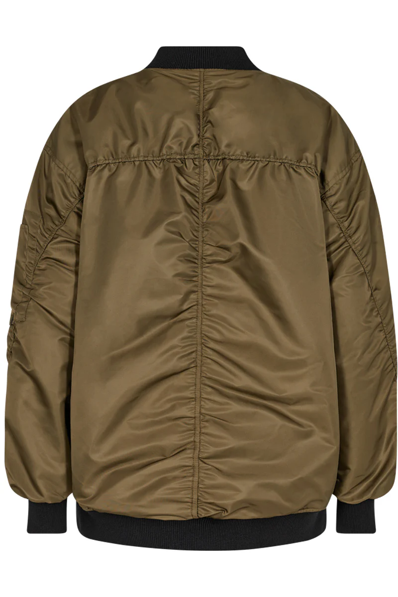 Bomber Jacket | Olive | Jakke fra Copenhagen Muse - Image 3