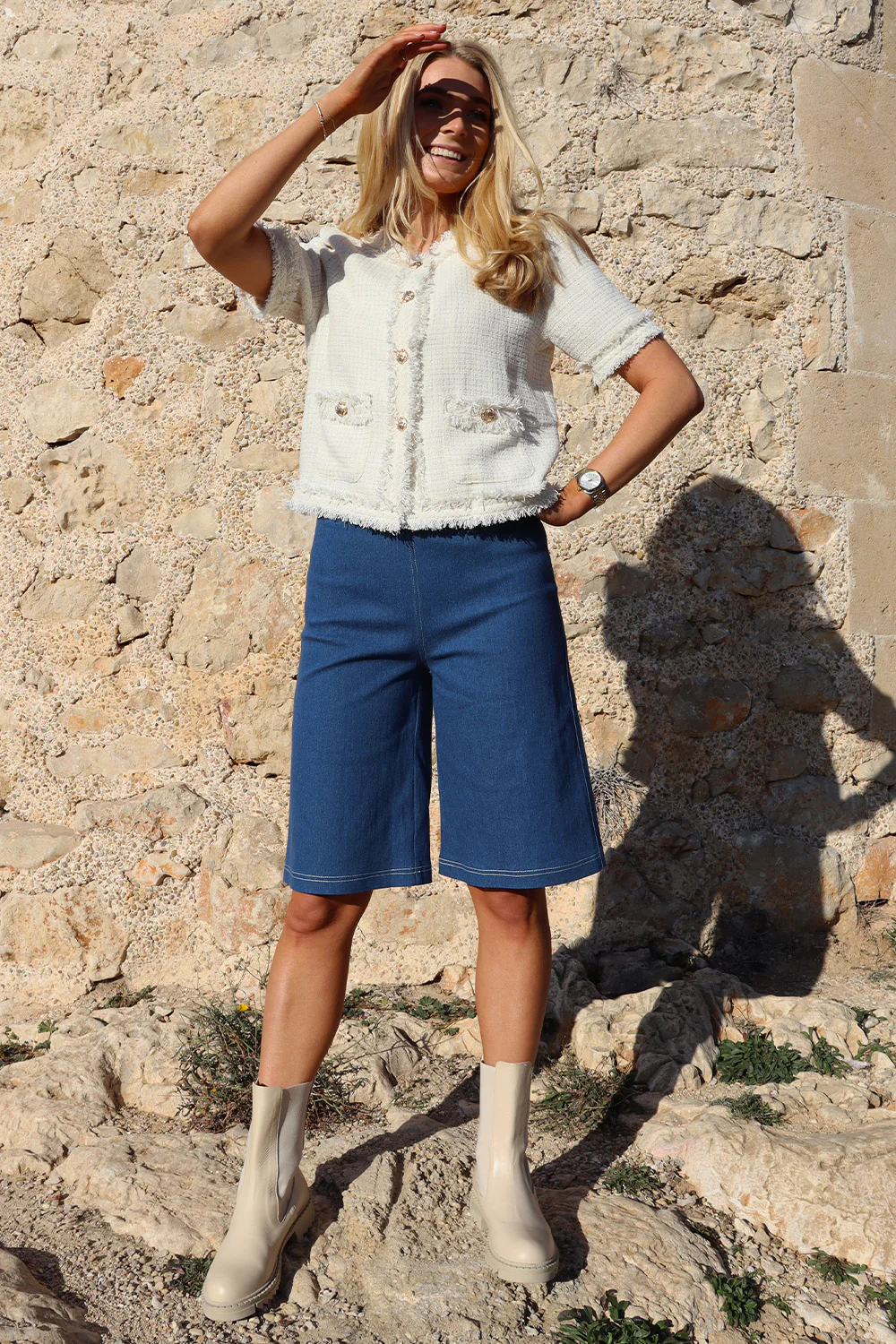 Coco Ss Jacket | Ivory | Jakke fra Liberté - Image 3
