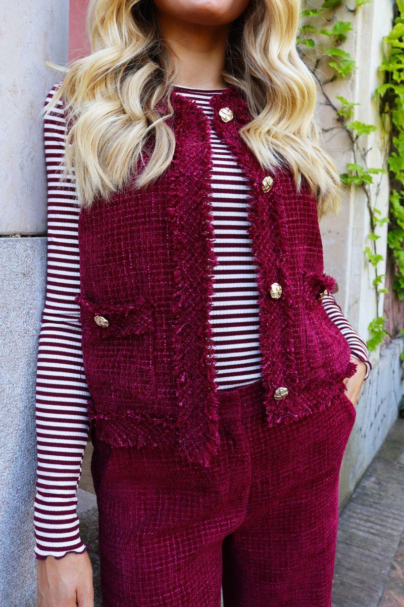 Coco Wide Pants | Bordeaux | Bukser fra Liberté - Image 5