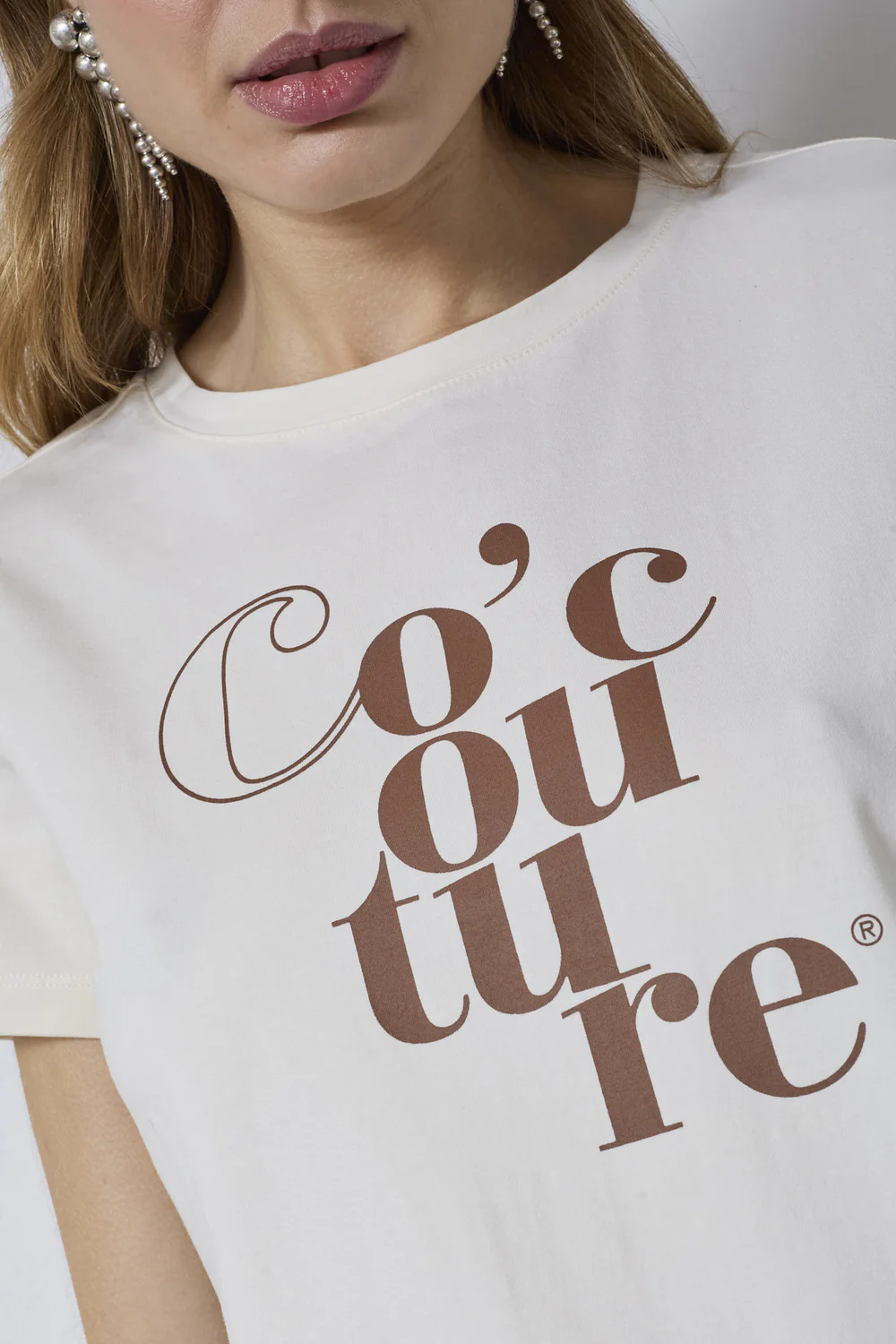 Cocouturecc Tee | Off white | T-Shirt fra Co'couture - Image 3