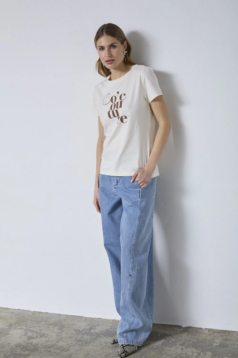 Cocouturecc Tee | Off white | T-Shirt fra Co'couture - Image 5