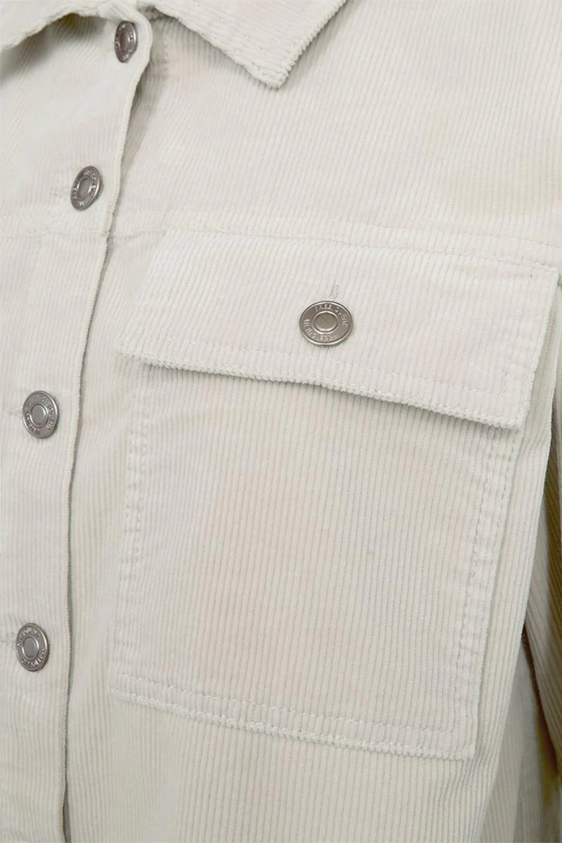Cordy Jacket 206988 | Moonbeam | Jakke fra Freequent - Image 4