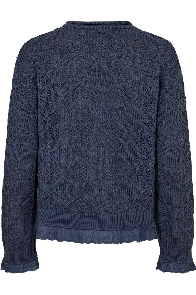 Cotla Pullover 204662 | Vintage Indigo | Strik fra Freequent - Image 2