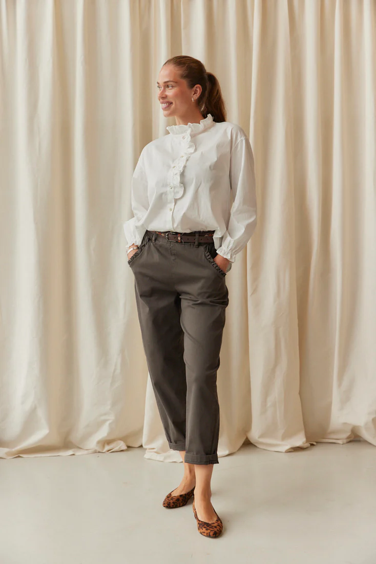 Cotton Frill Pants | Moro | Bukser fra Atelier C - Image 2
