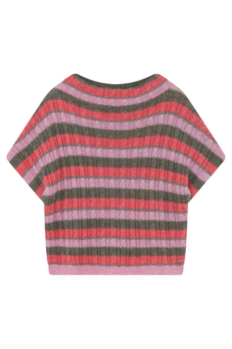 Coya knit cape | Lavender | Strik fra Gustav - Image 2