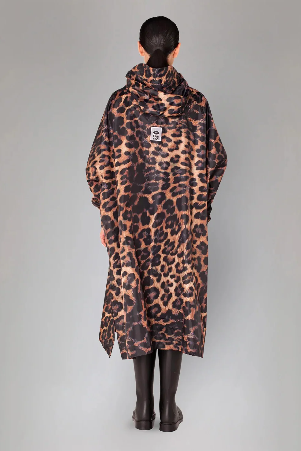 Dark Leopard | Brun | Regnponcho fra Rainkiss - Image 4