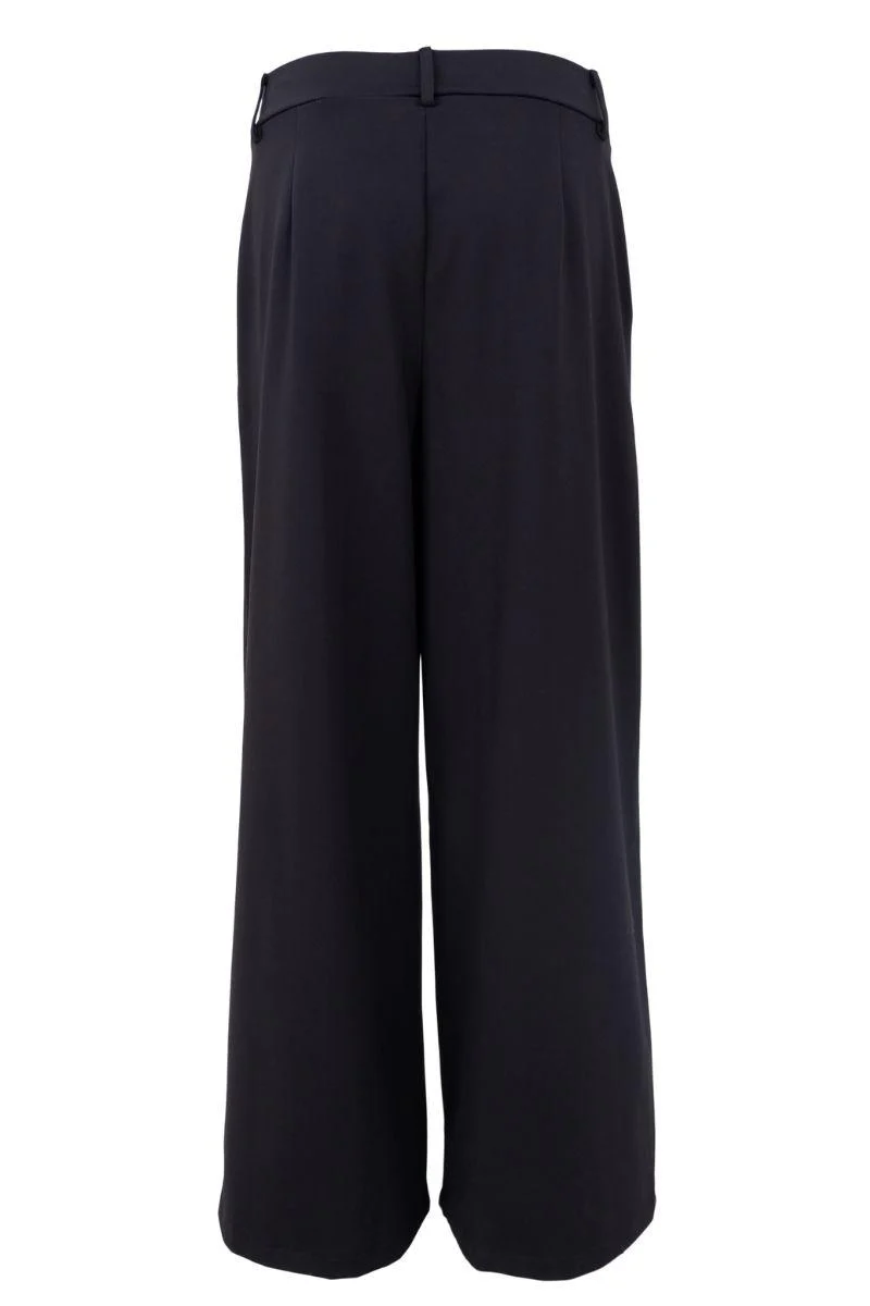 Davi Wideleg Pant | Black | Bukser fra Black Colour - Image 4
