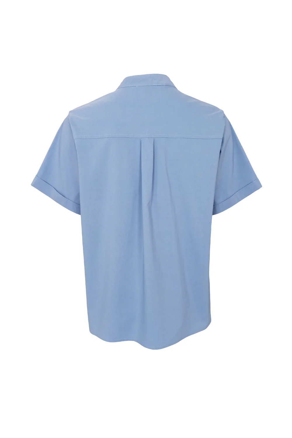 Davina Shirt Blouse | Dust Blue | Bluse fra Black Colour - Image 4