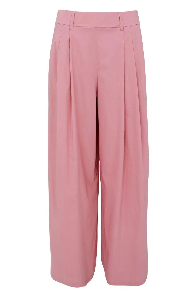 Davina Wideleg Pant | Rose | Bukser fra Black Colour - Image 2