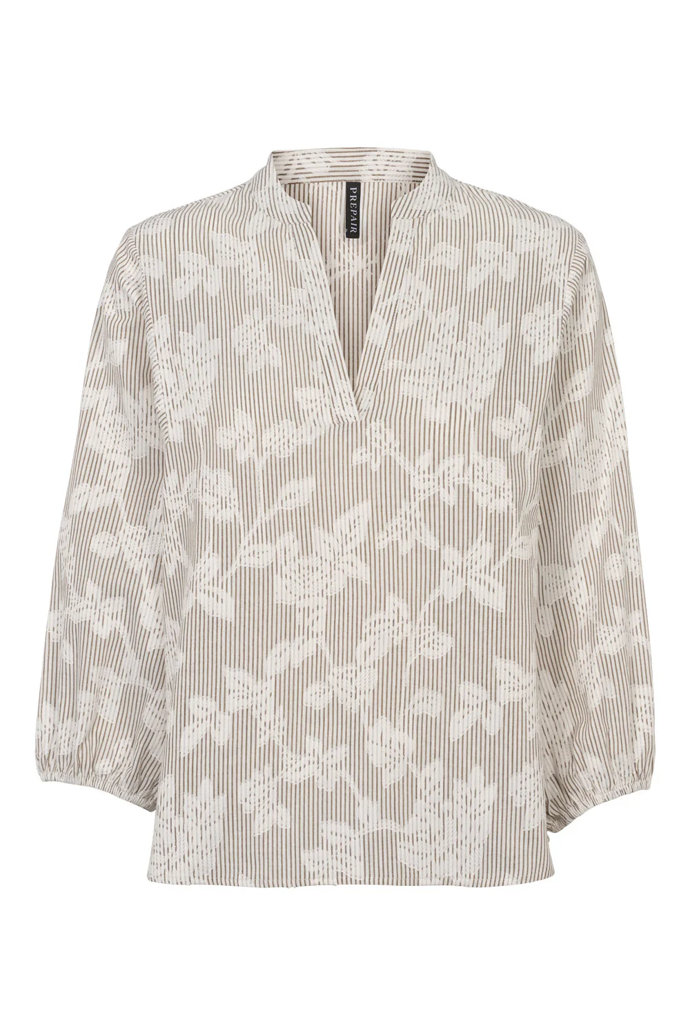Debie Blouse | Brown White | Bluse fra Prepair - Image 2