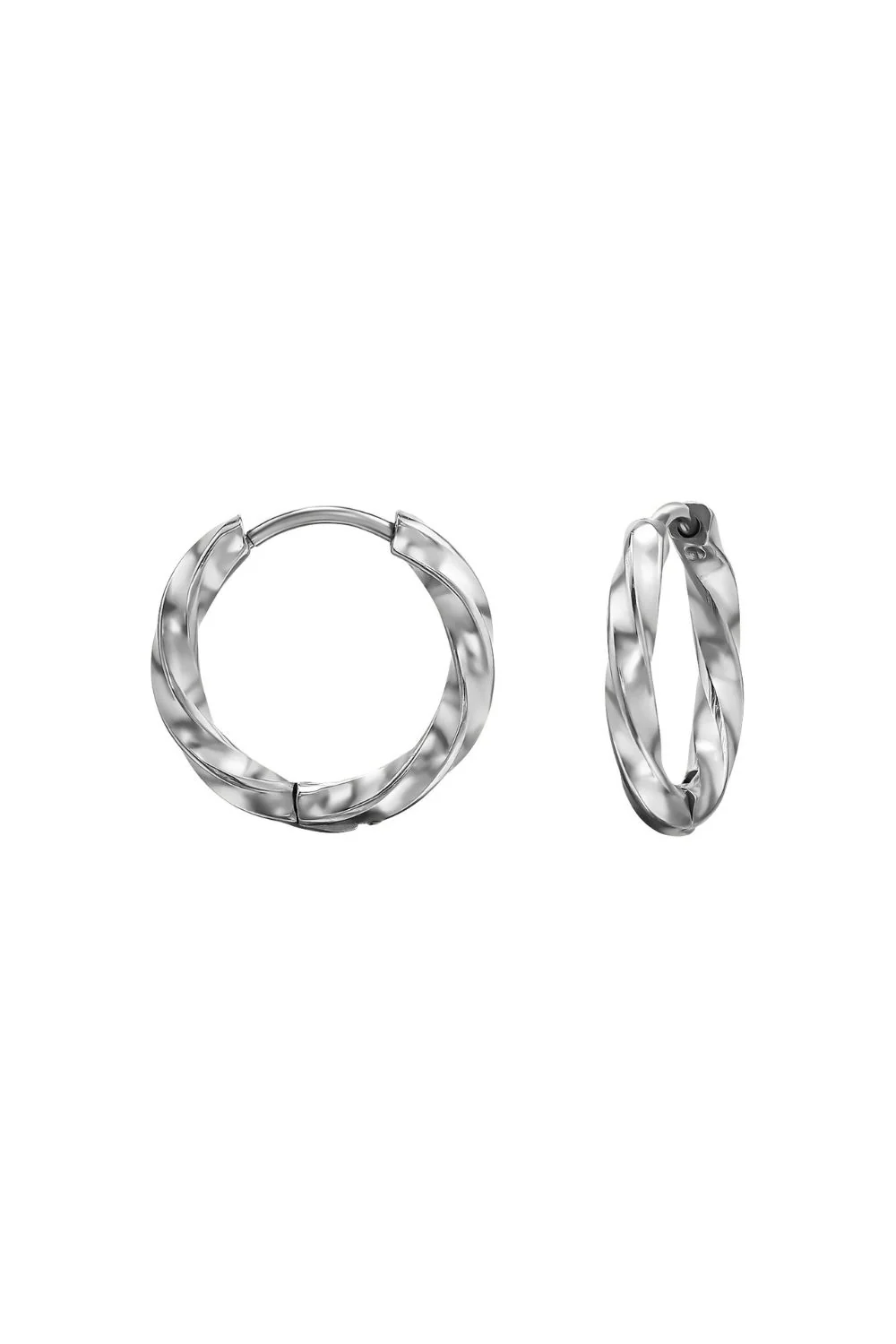 Diamond Cut Hoops SS | Øreringe fra Birdsong - Image 3