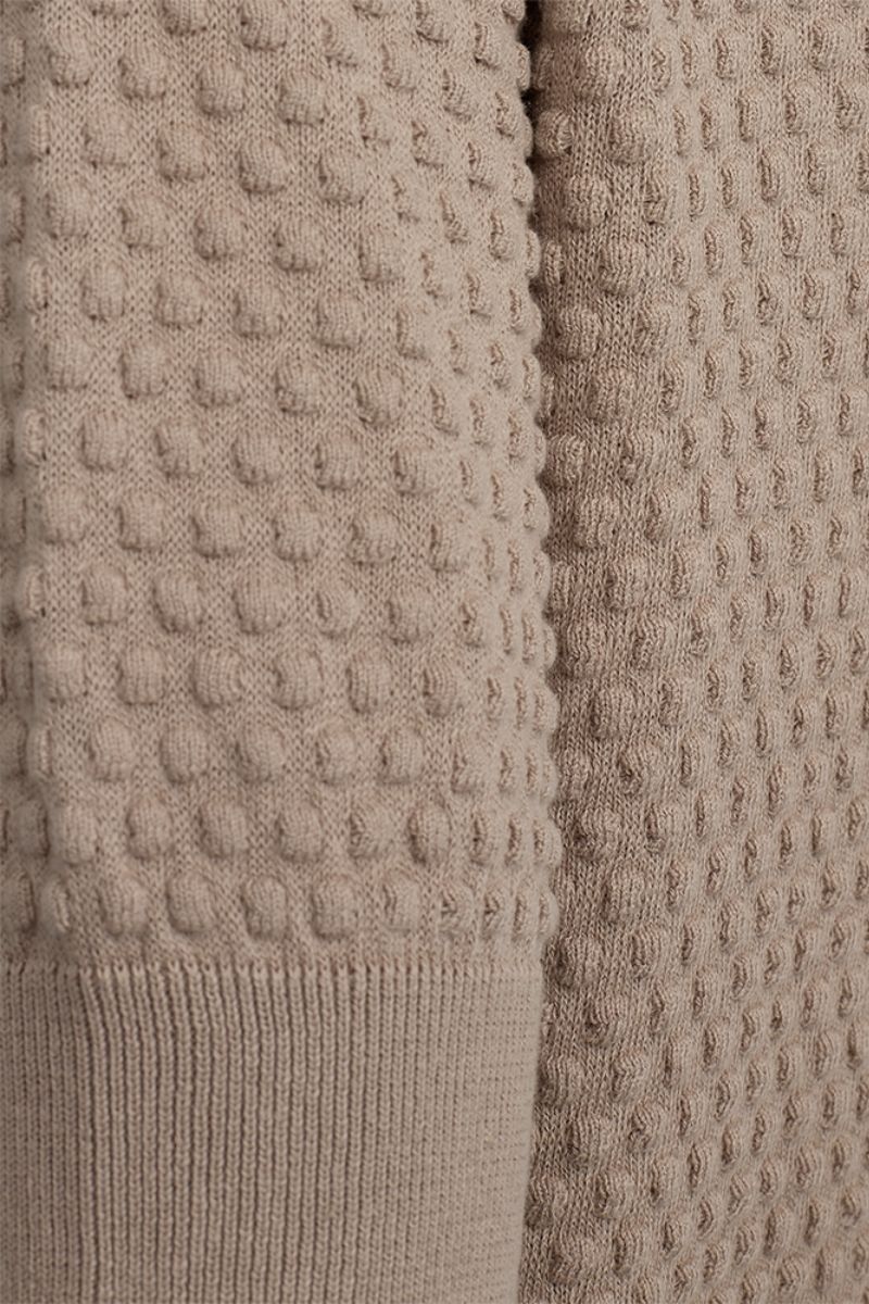 Dodo Pu Dottie Ss 126810 | Simply Taupe | Sweater fra Freequent - Image 3