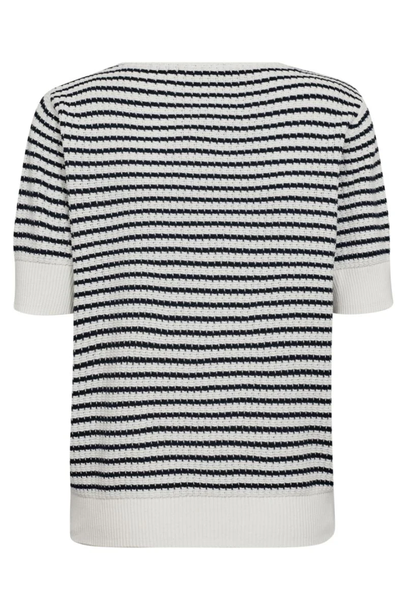 Dodo Pullover 205790 | Star Off-White W. Navy Blazer | Strik fra Freequent - Image 2