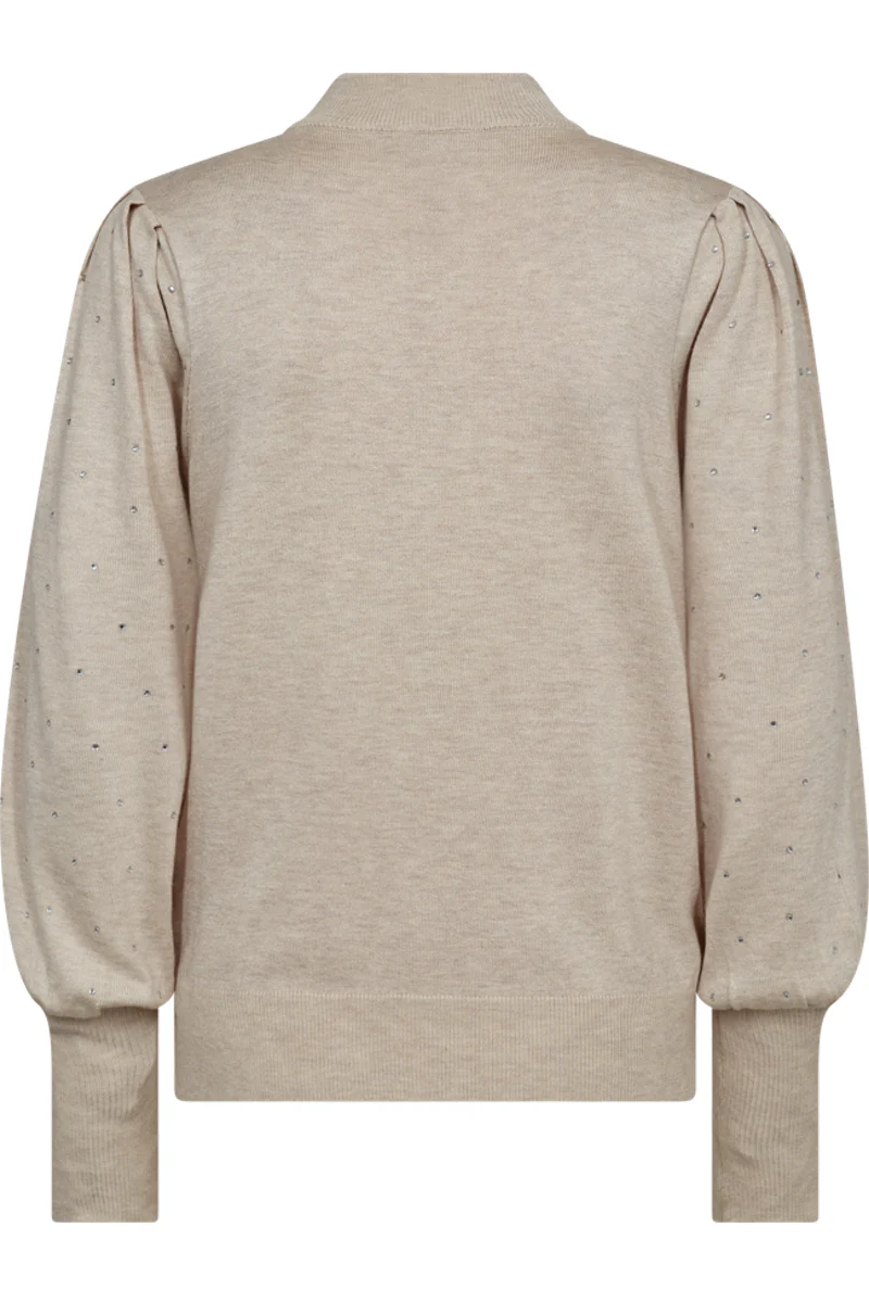 Dotka Pullover 205096 | Moonbeam Melange | Strik fra Freequent - Image 2
