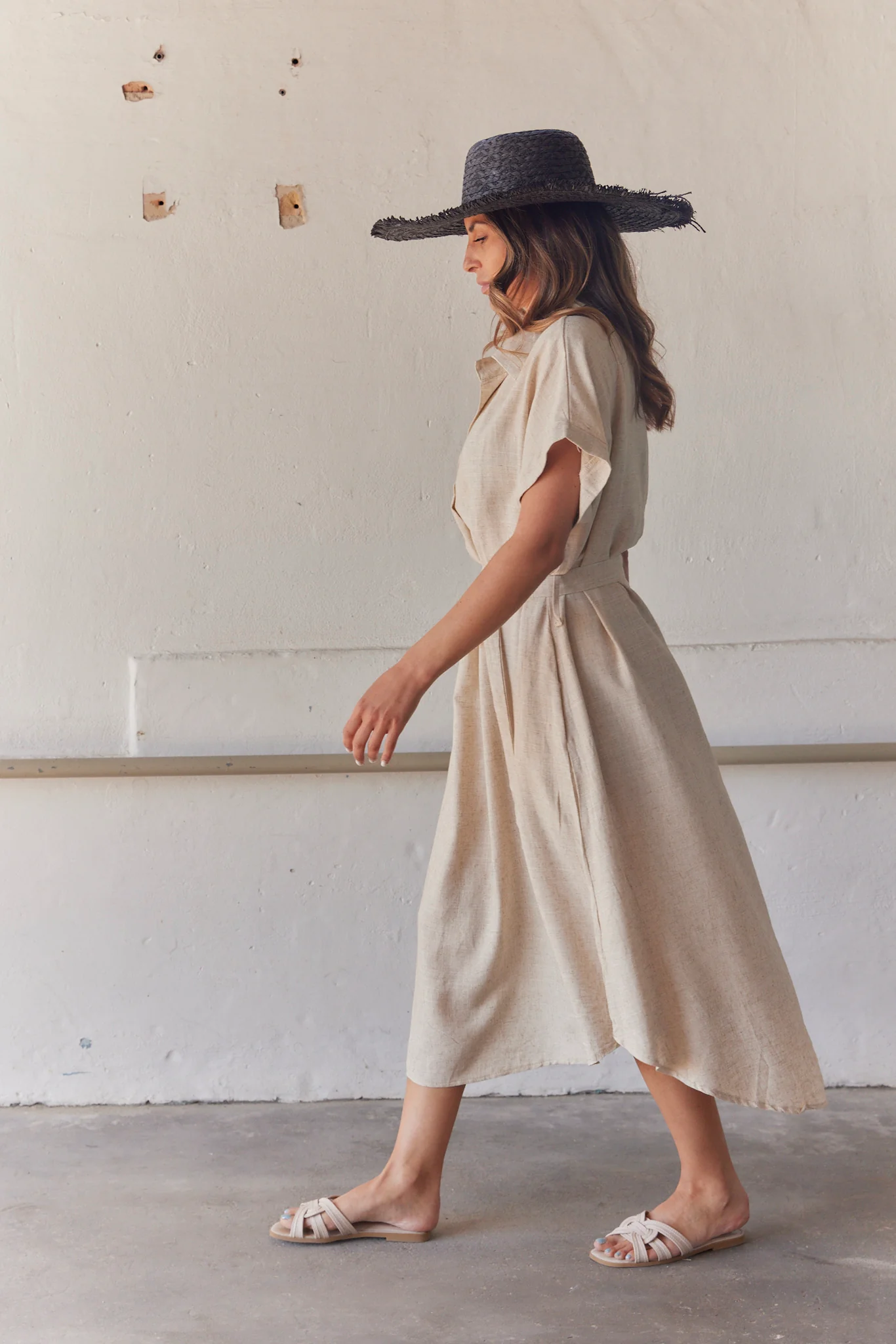 Catherine Solid Dress | Kjole fra Atelier C - Image 2