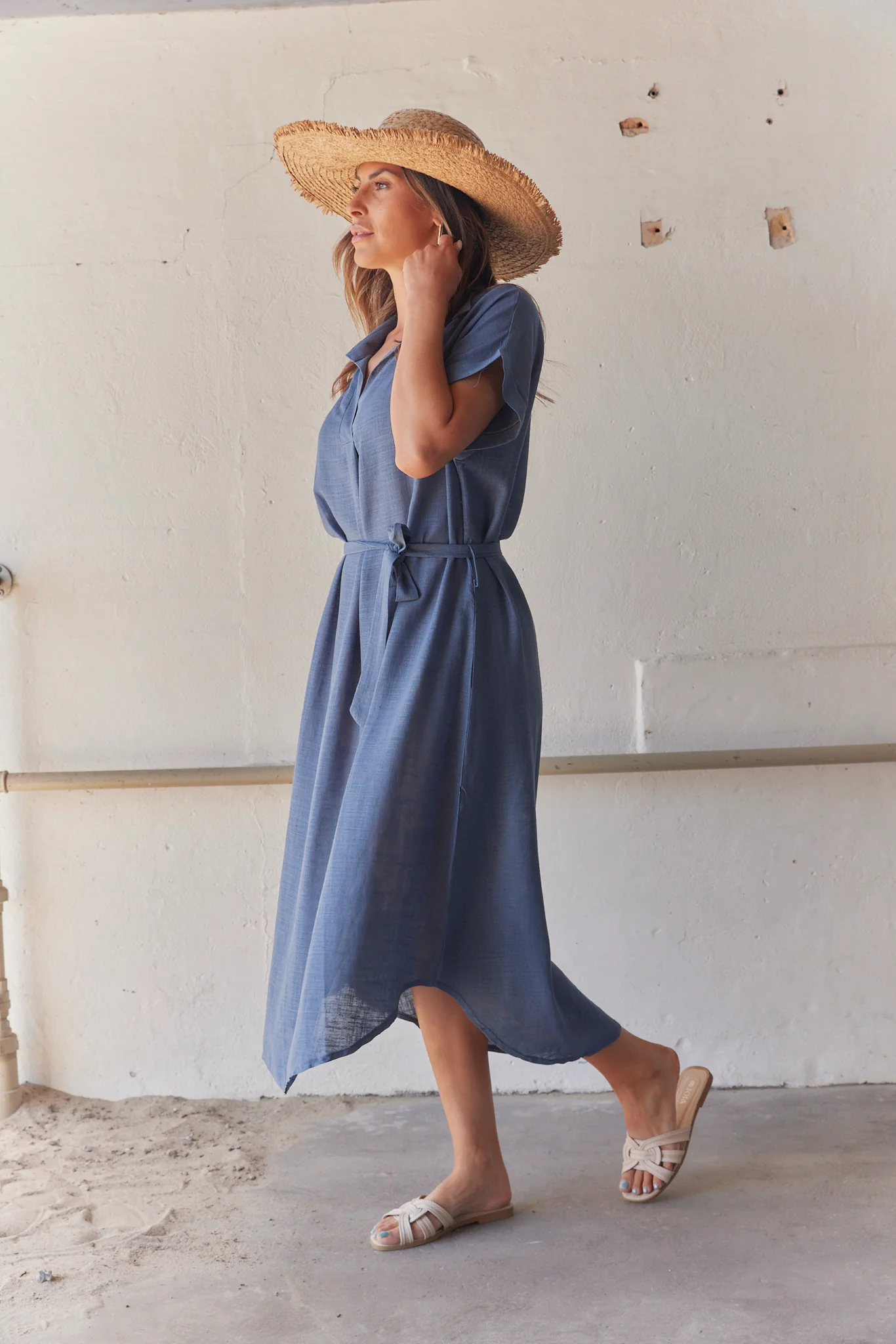 Catherine Solid Dress | Kjole fra Atelier C - Image 2