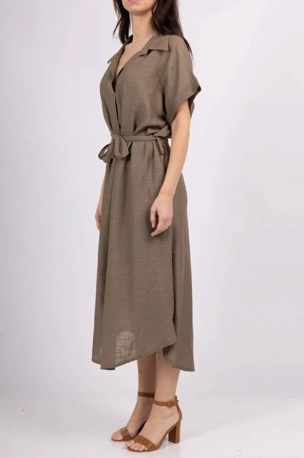 Catherine Solid Dress | Kjole fra Atelier C - Image 6
