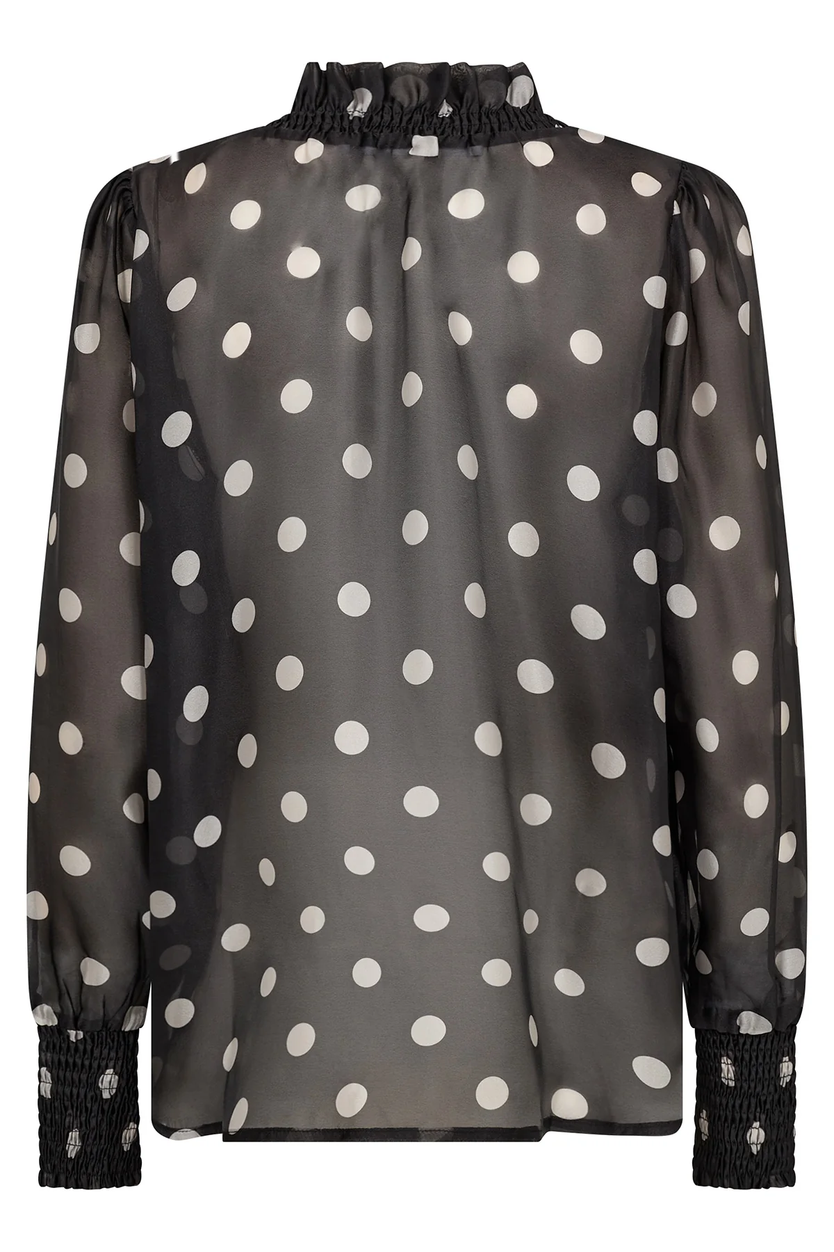 Drew Dot Shirt 35407 | black offwhite | Skjorte fra Co'couture - Image 2