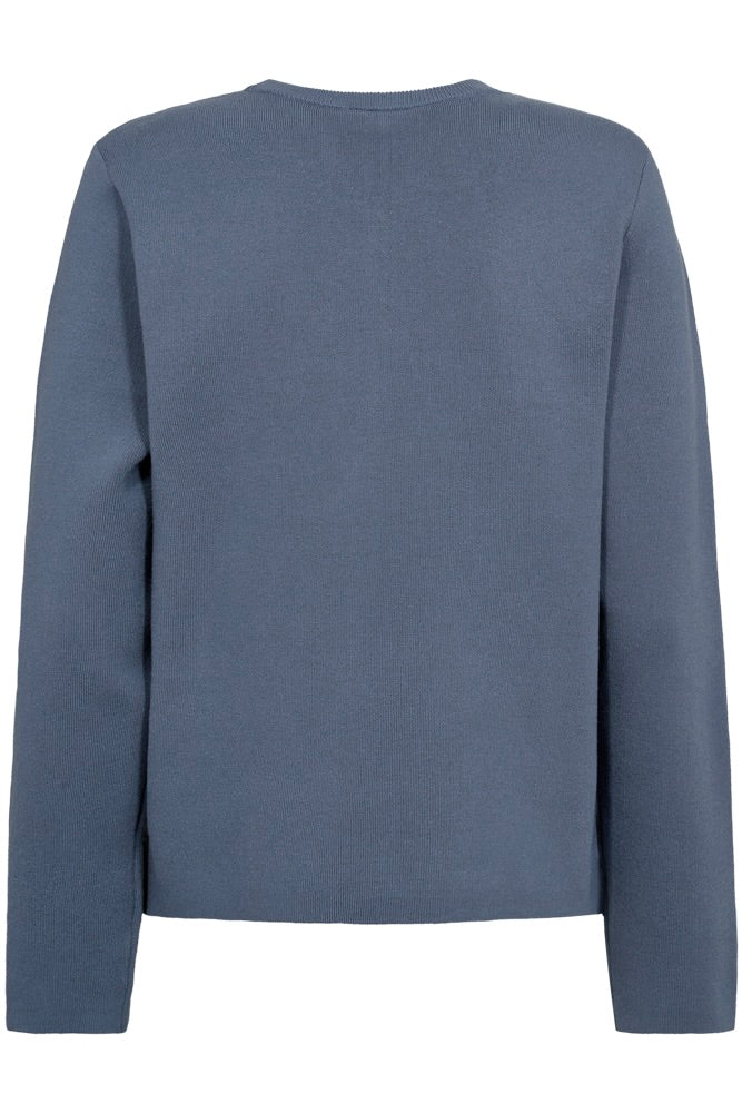 Drew Pullover 207628 | Vintage Indigo | Strik fra Freequent - Image 3