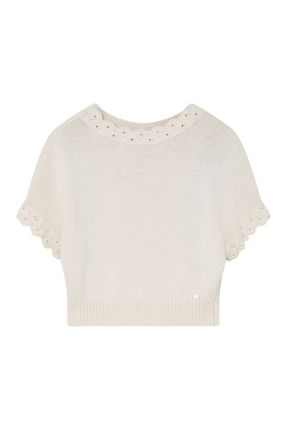 Eali Knit Cape | Off White | Strik fra Gustav - Image 2