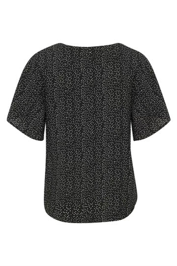 Ebuasz Blouse | Sort | Bluse fra Saint Tropez - Image 6