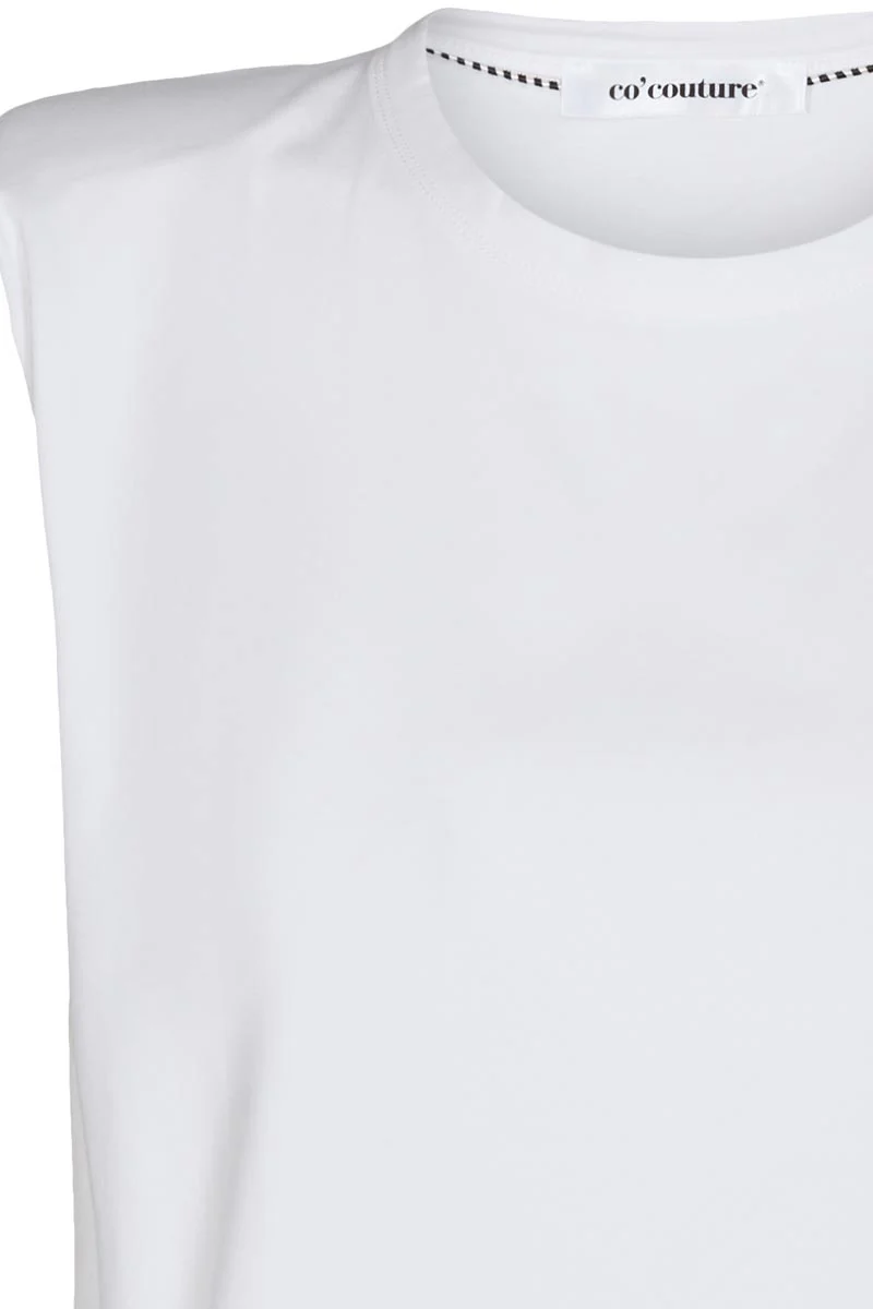 Eduarda T-shirt | Hvid | Tee top fra Co'couture - Image 6