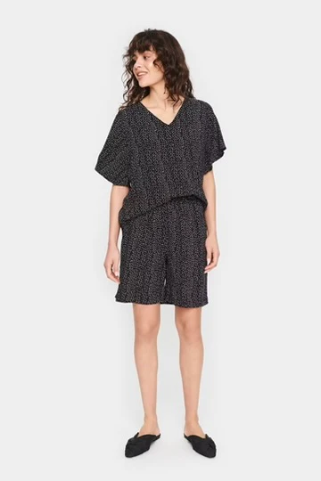 Eduasz Shorts | Sort | Shorts fra Saint Tropez - Image 4
