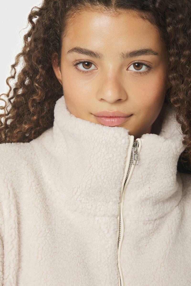 Effa Teddy Jacket | Ivory | Jakke fra Neo Noir - Image 6