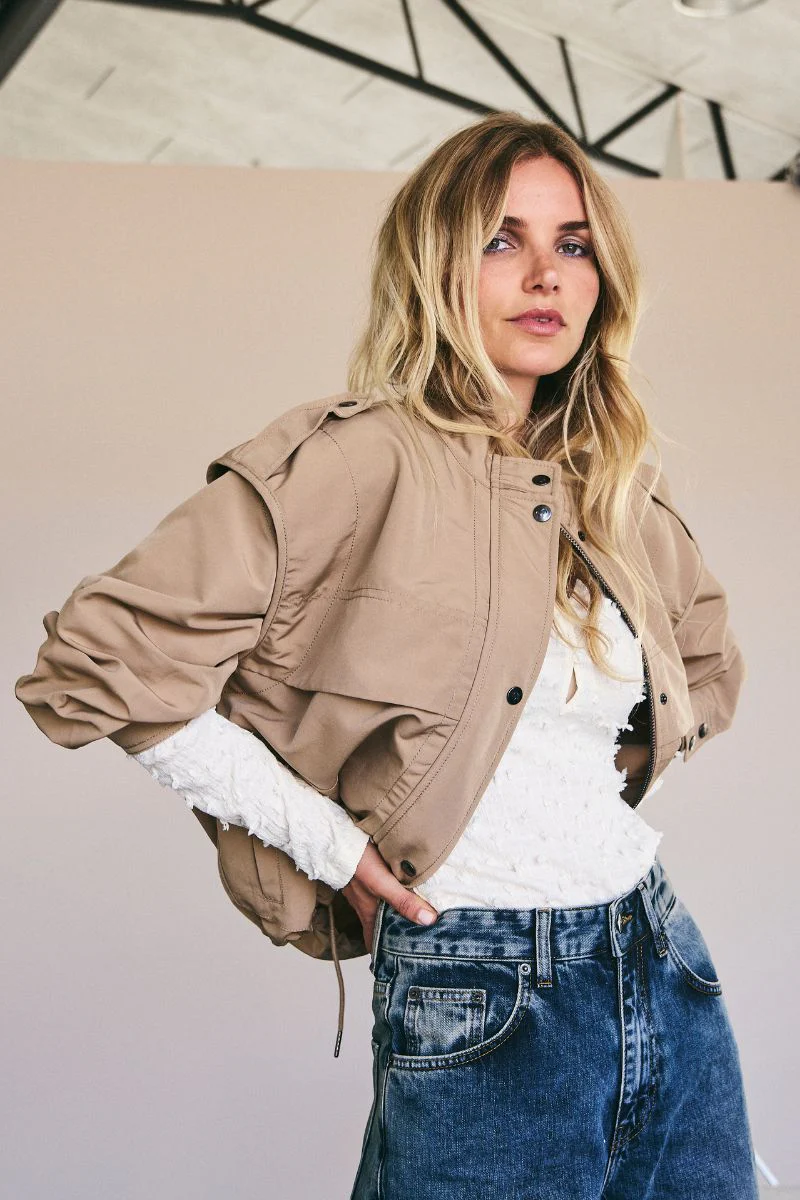 Elba Adventure Jacket 30270 | Walnut | Jakke fra Co'couture - Image 3