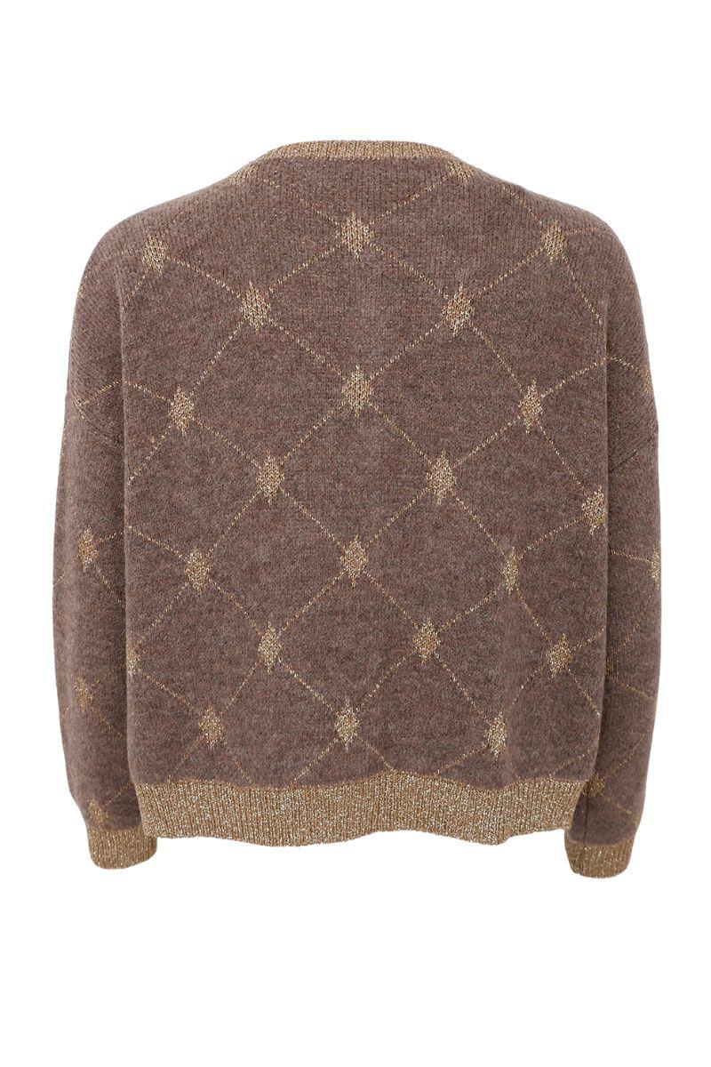 Elva Knit Cardigan | Taupe | Strik fra Black Colour - Image 4