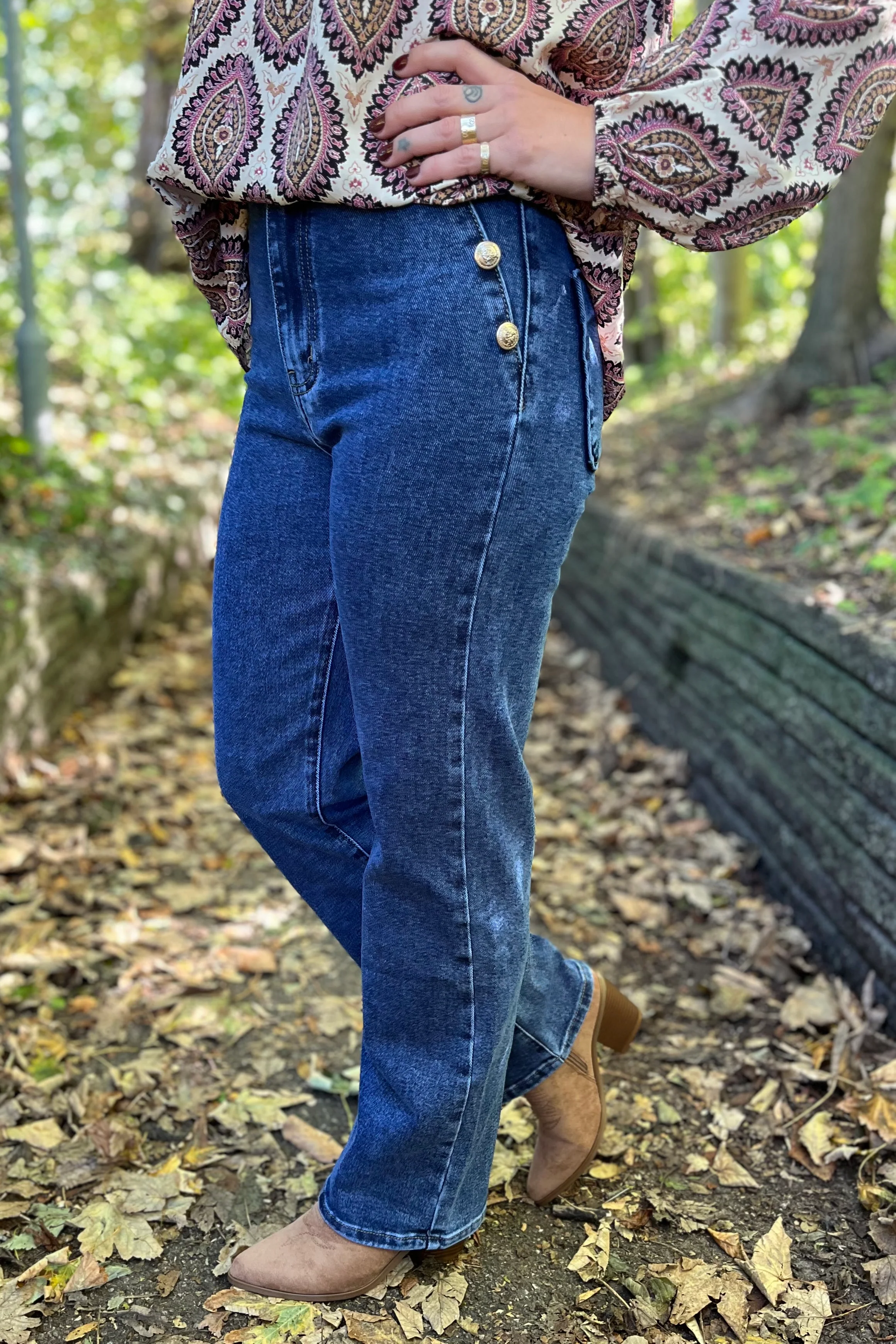 Elvira | Blå | Jeans fra Marta du Chateau - Image 6