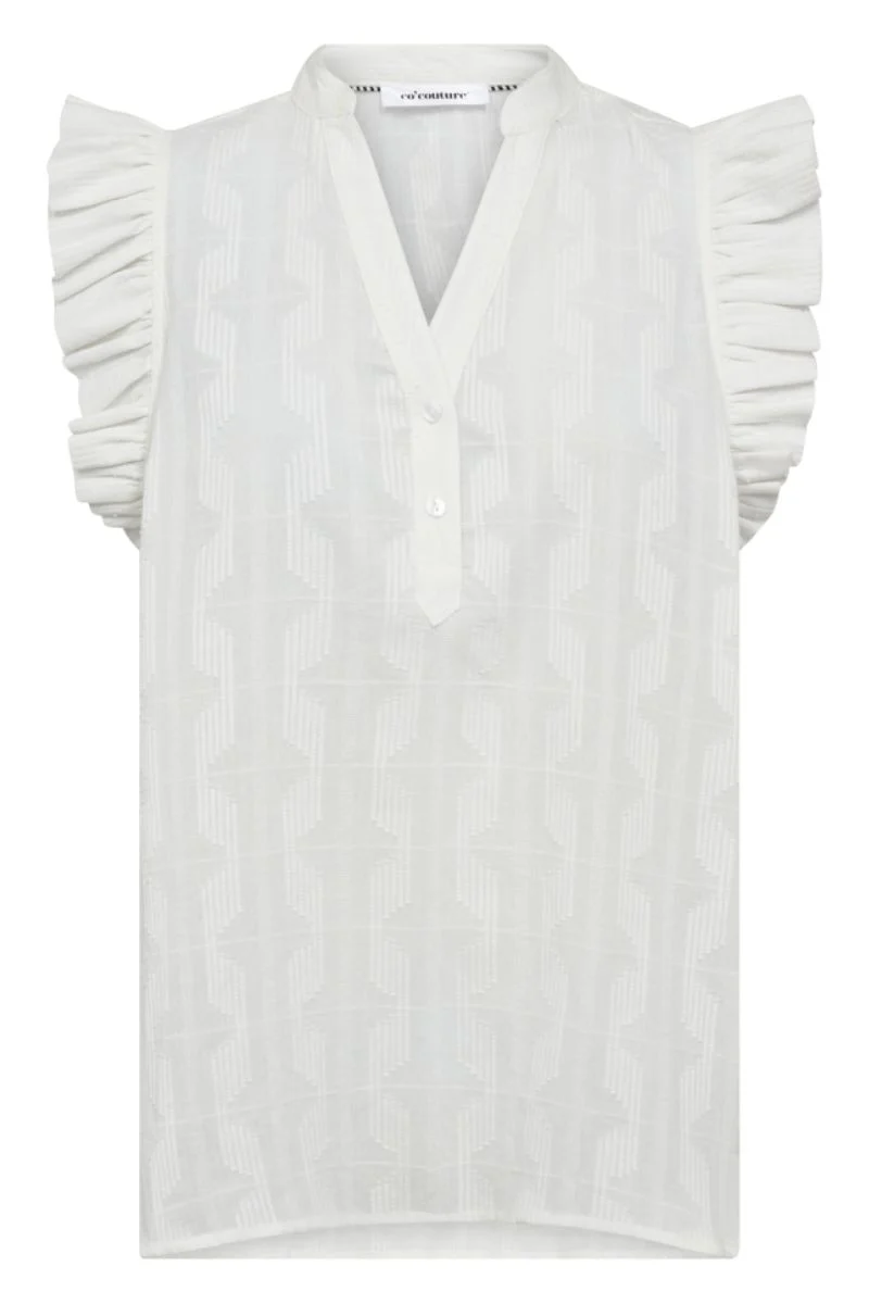 Emma Top 35855 | Off white | Top fra Co'couture - Image 2