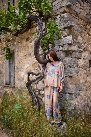 Emme Flower Shirt | Frappe | Bluse fra Black Colour - Image 2