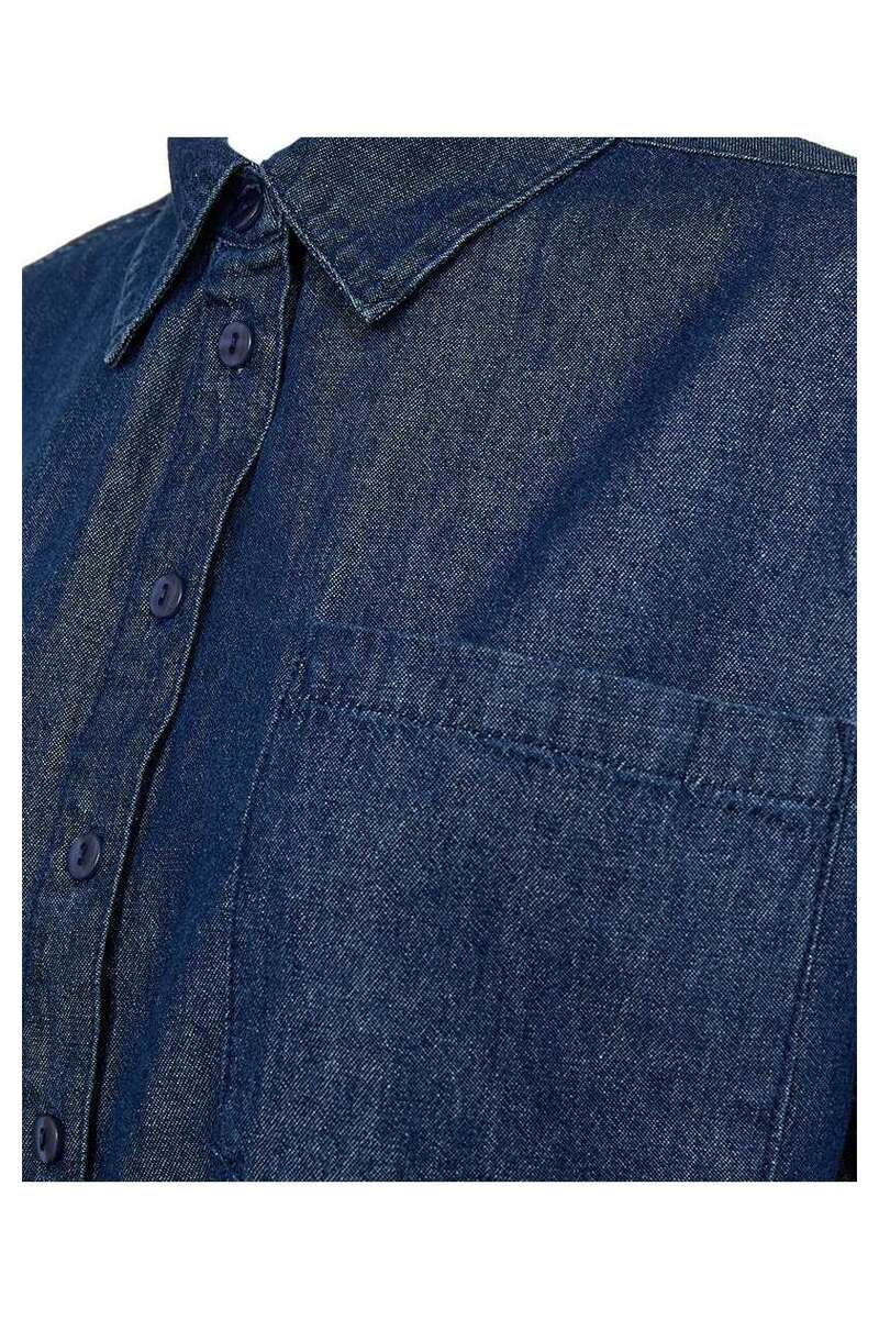 Esronda Shirt 208140 | Dark Blue Denim | Skjorte fra Freequent - Image 5