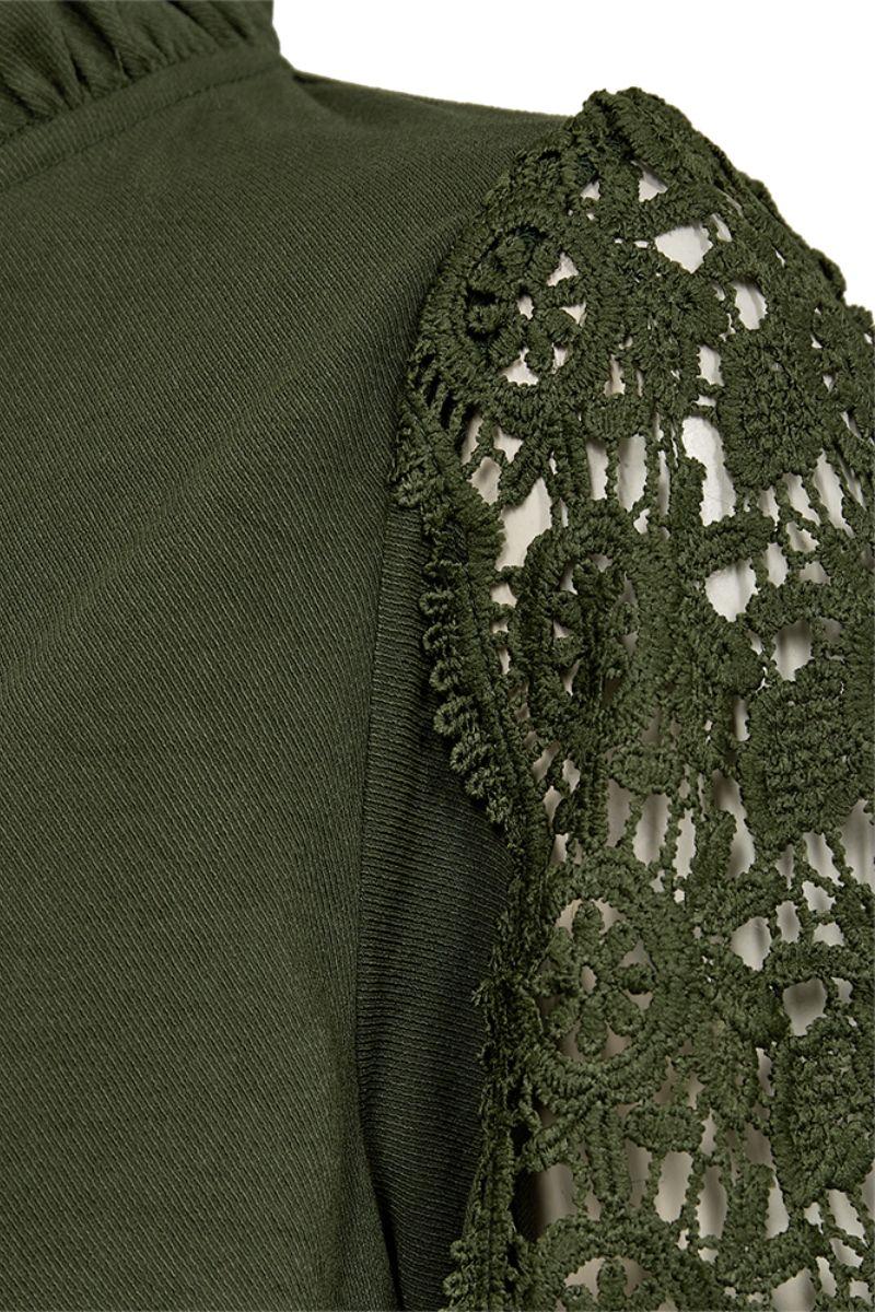 Essa Blouse 205567 | Kombu Green | Bluse fra Freequent - Image 4