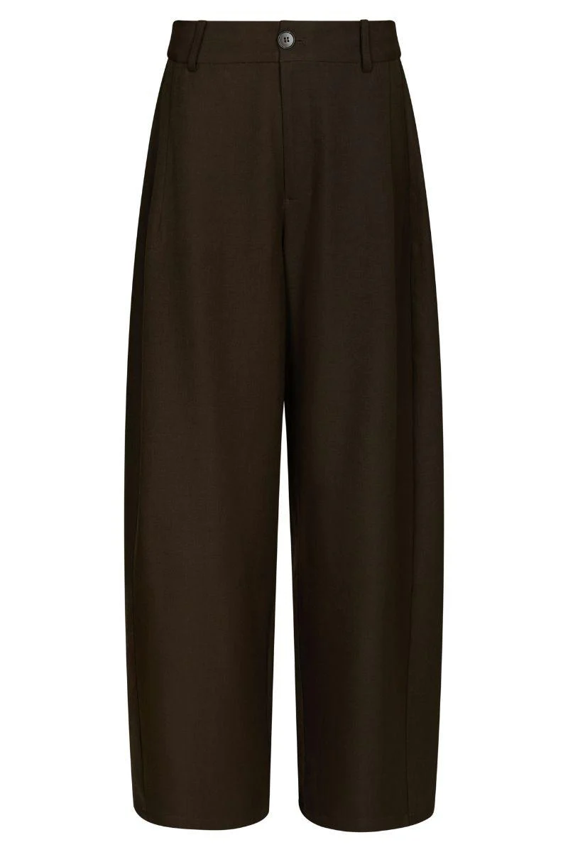 Essiall Structure Pants | Dark Brown | Bukser fra Neo Noir - Image 2