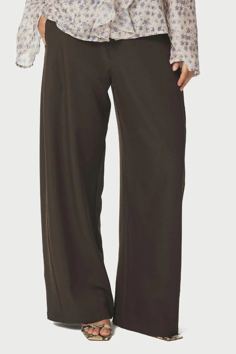 Essiall Structure Pants | Dark Brown | Bukser fra Neo Noir - Image 4