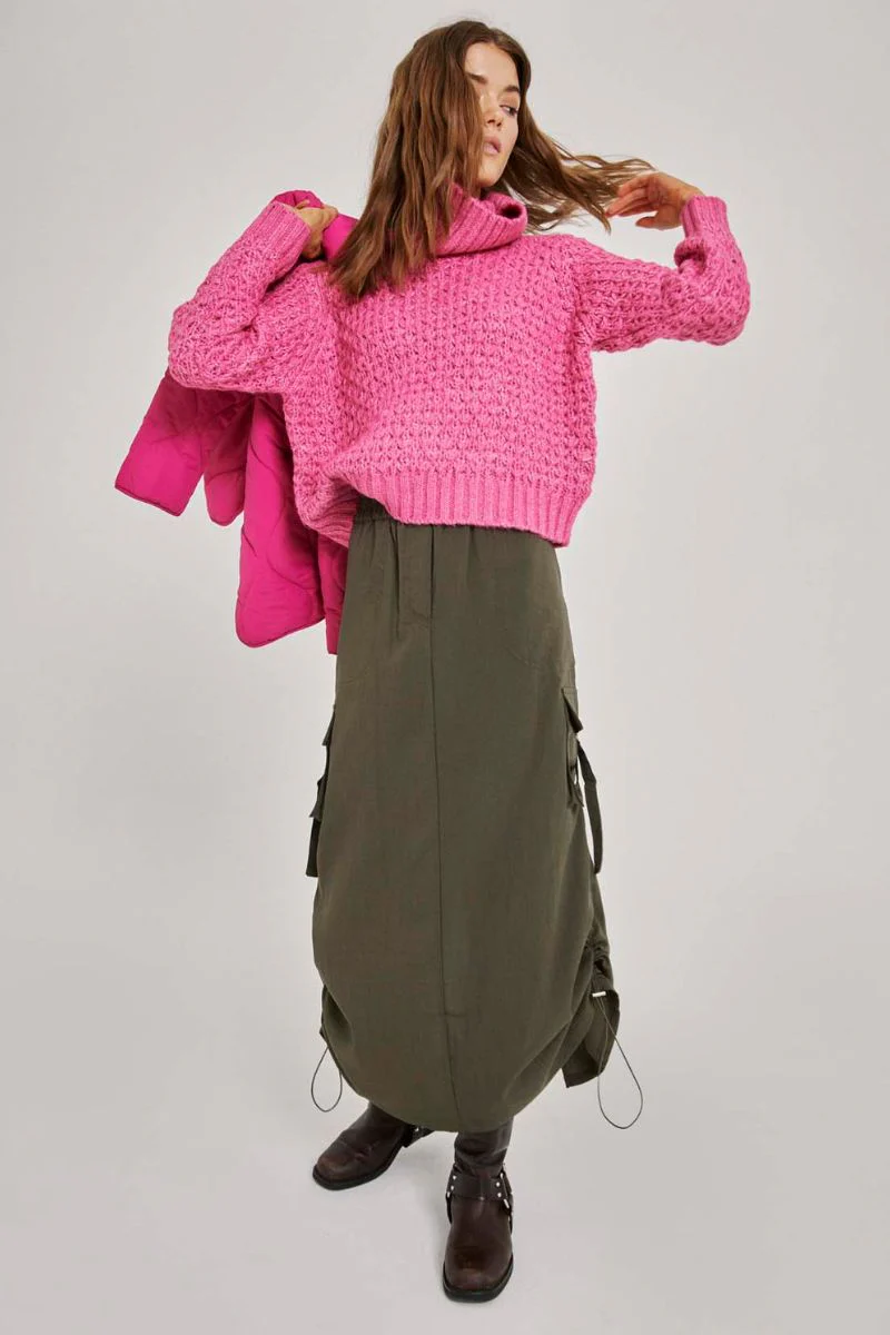 Everyday Skirt | Deep Depths | Nederdel fra Freequent - Image 3
