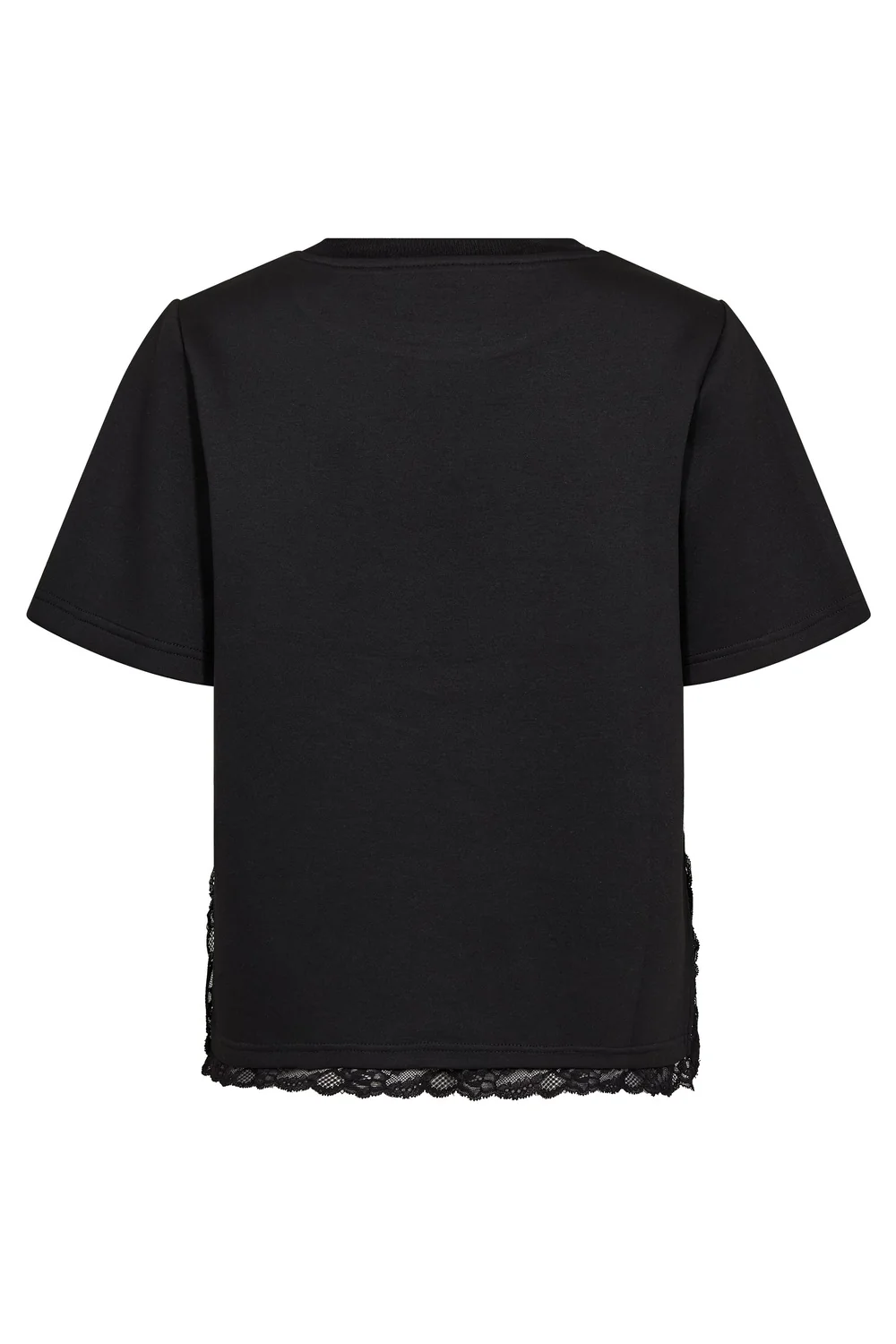 Evi Lace Tee 43031 | Black | T-Shirt fra Co'couture - Image 3