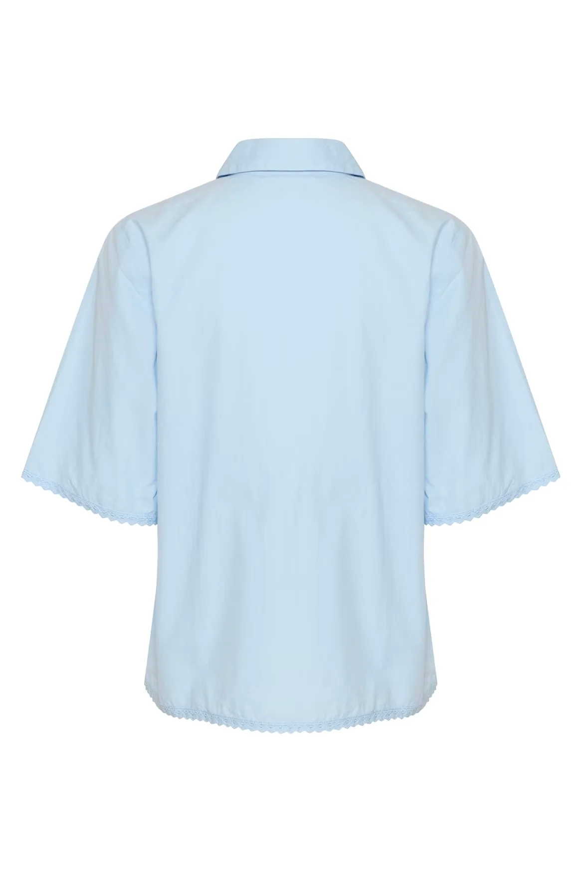 Fadumasz Shirt | Blå | Skjorte fra Saint Tropez - Image 7