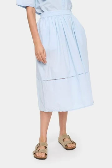 Fadumasz Skirt | Blå | Nederdel fra Saint Tropez - Image 2