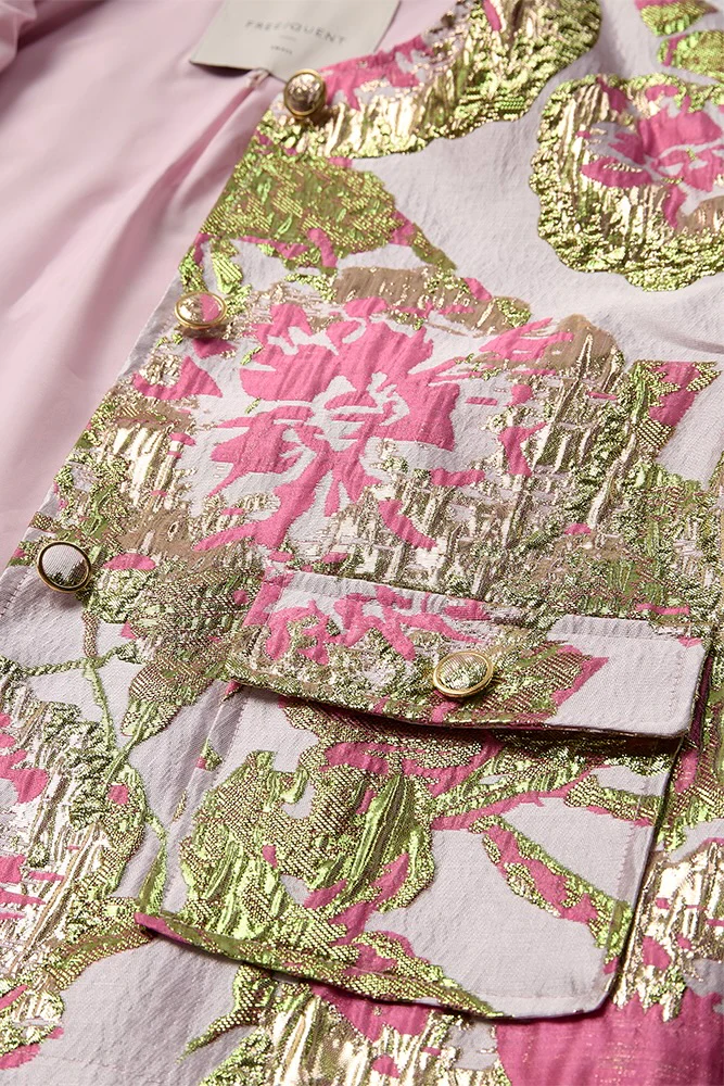 Fay Jacket 208169 | Sweet Lilac W. Gold | Jakke fra Freequent - Image 4