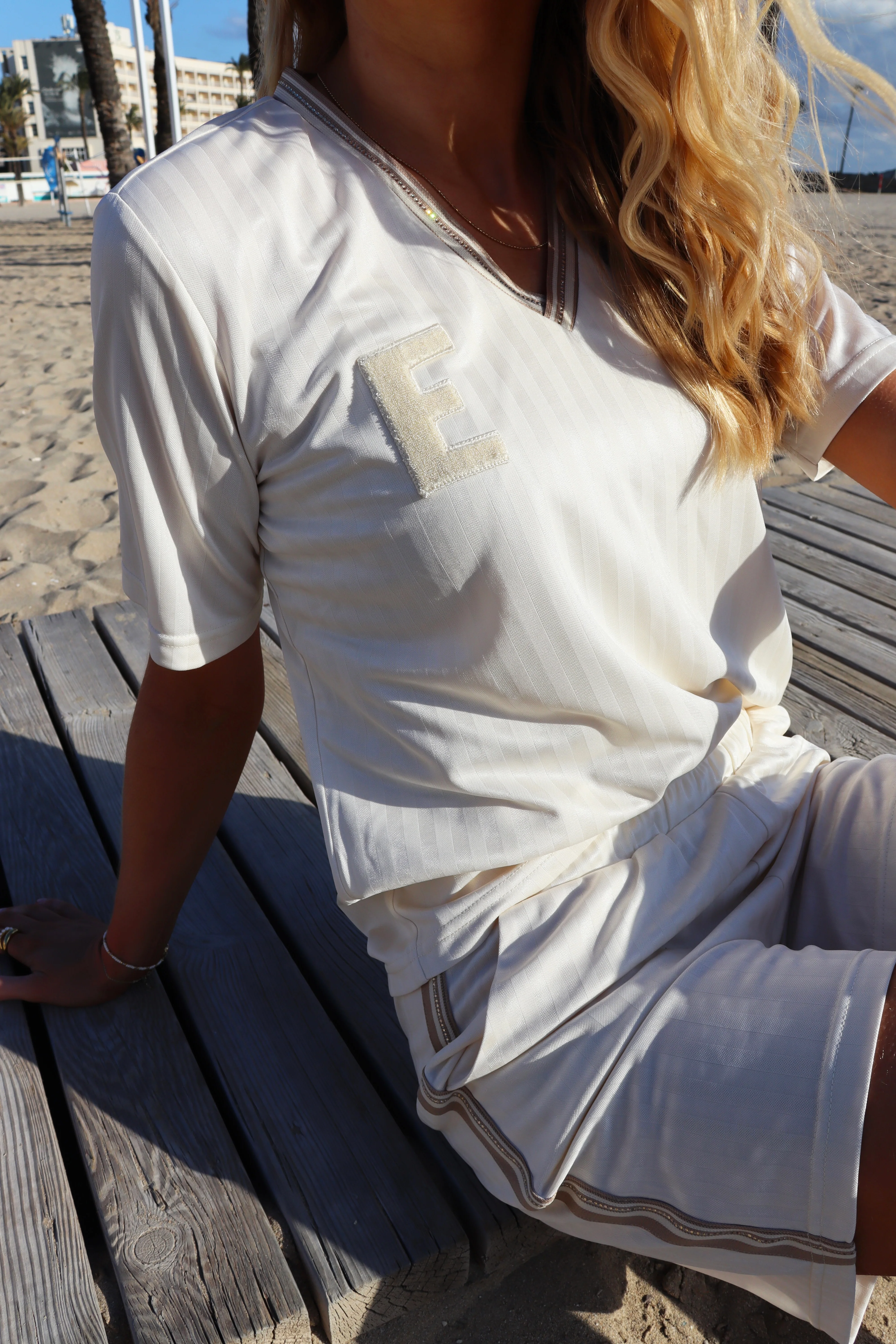 Felia Shorts | Creme Simili | Shorts fra Liberté - Image 4