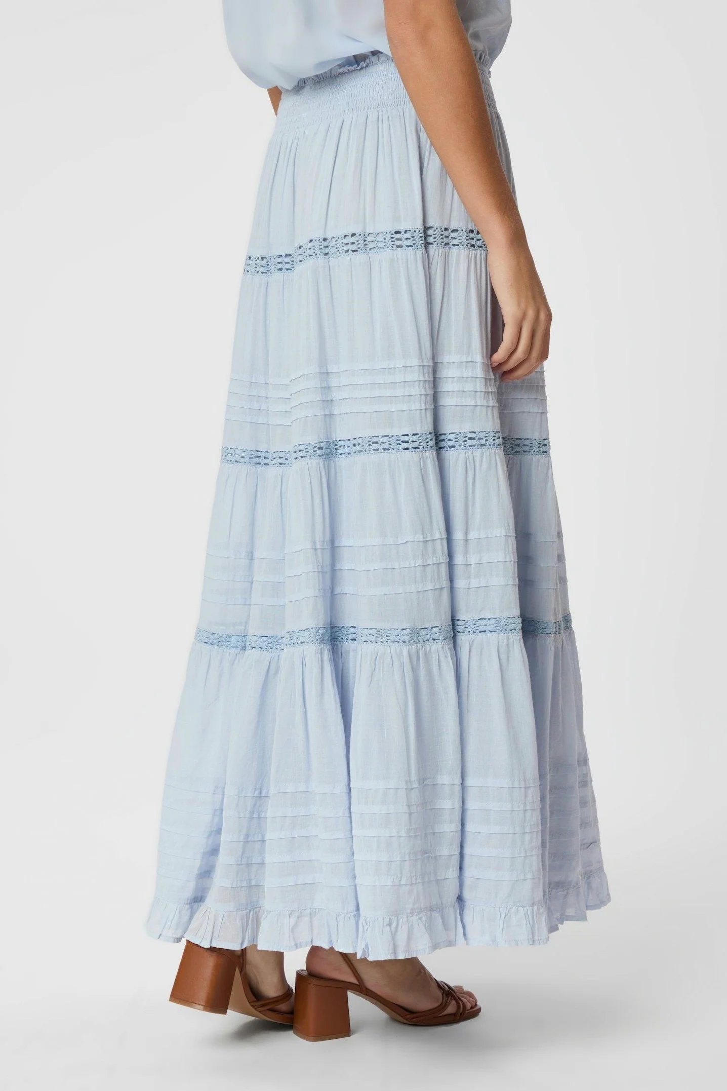 Felicia S Voile Skirt | Light Blue | Nederdel fra Neo Noir - Image 4