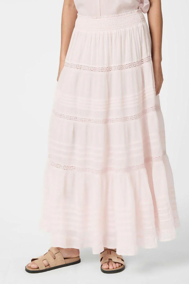 Felicia S Voile Skirt | Light Pink | Nederdel fra Neo Noir - Image 9