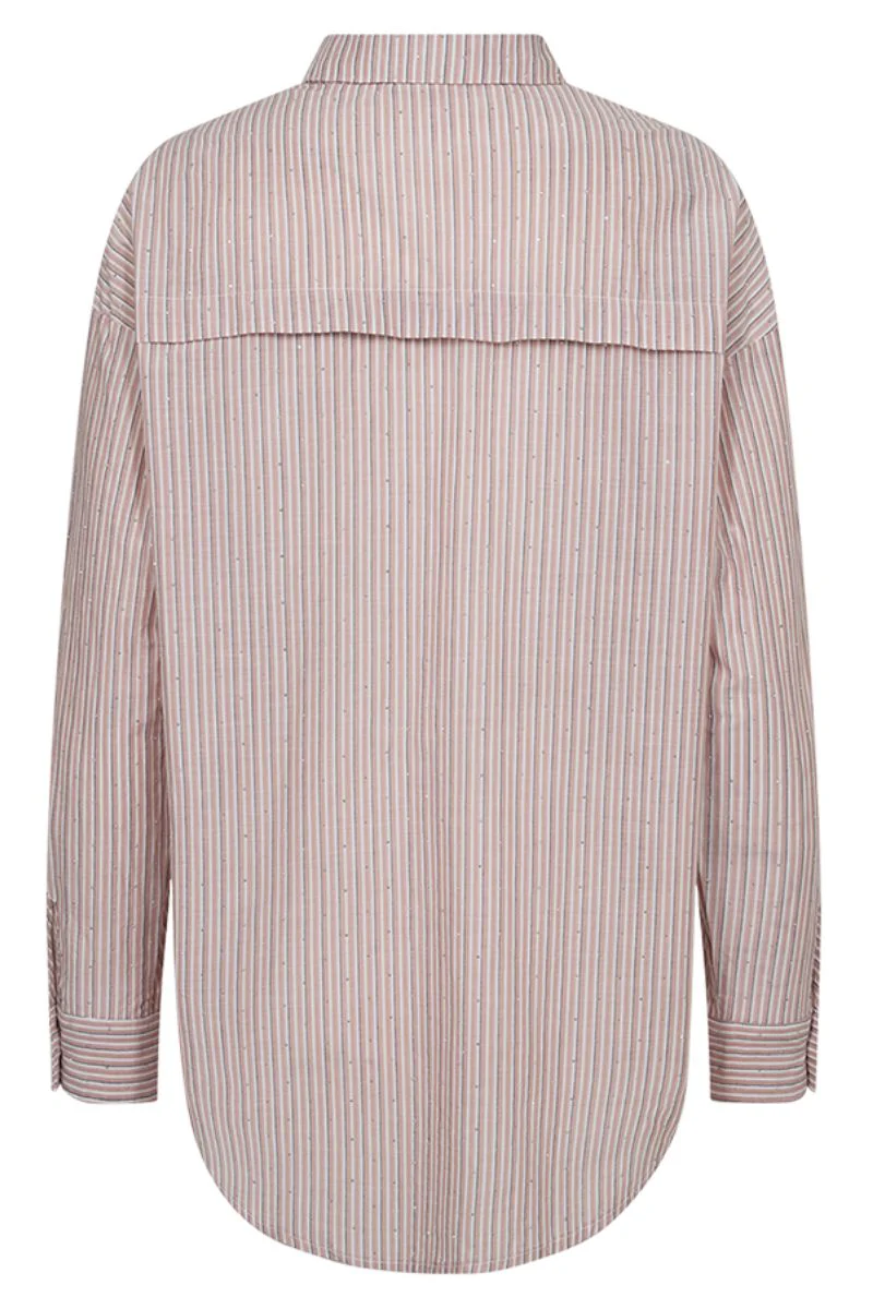 Feline Shirt 205215 | Misty Rose w. Off-white | Skjorte fra Freequent - Image 2