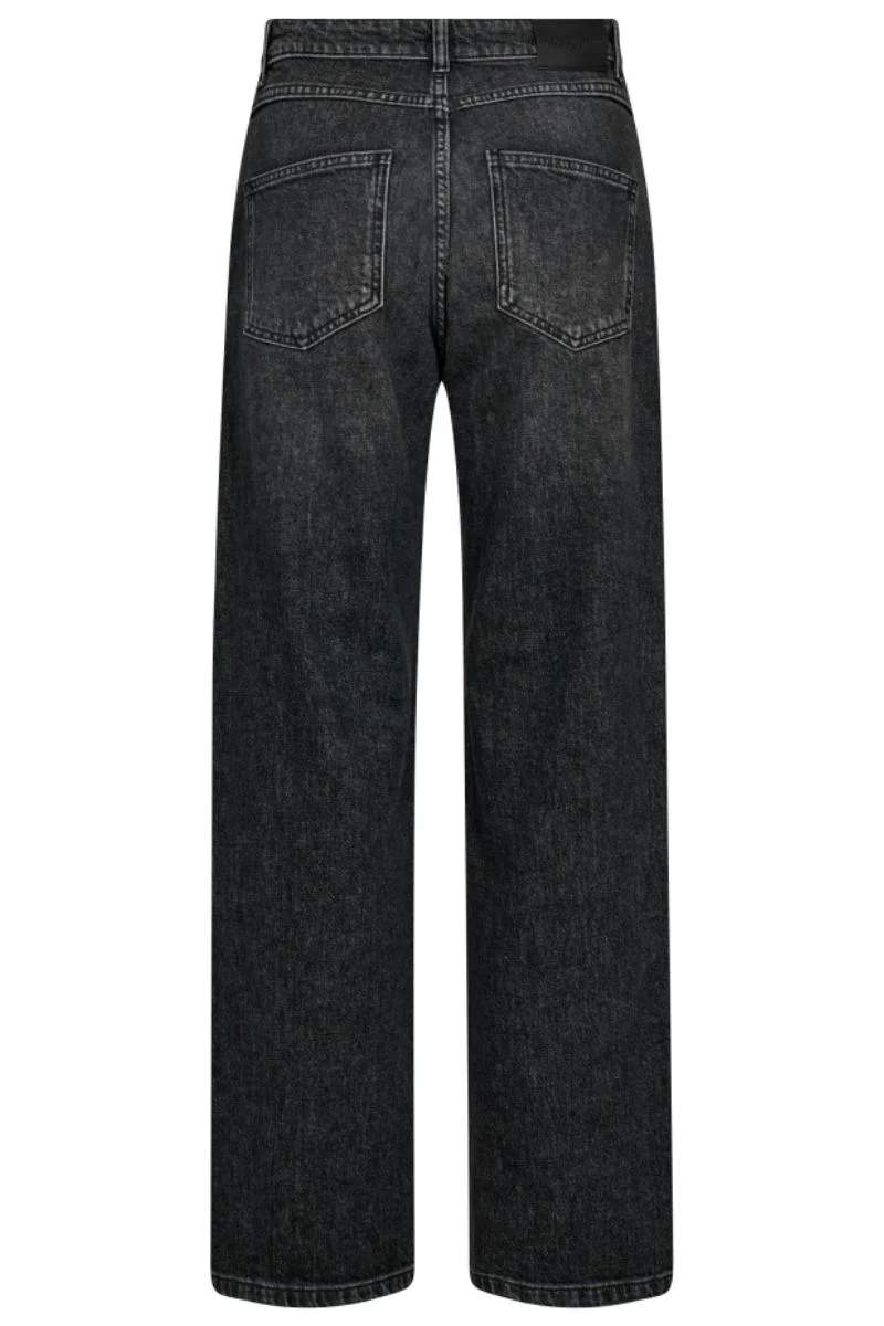 Femme Straight Crease Jeans 31605 | Stone | Bukser fra Co'couture - Image 5