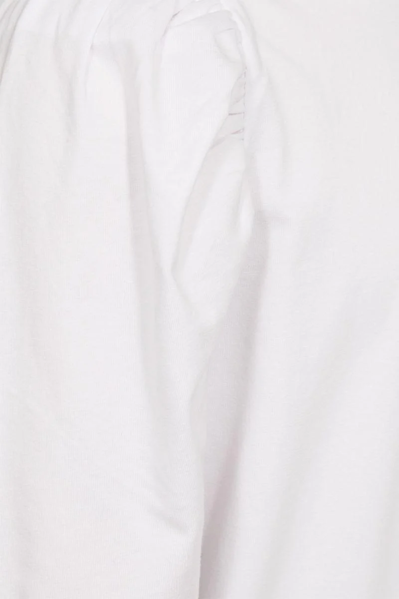 Fenja Tee Puff 208286 | Brilliant White | T-Shirt fra Freequent - Image 3
