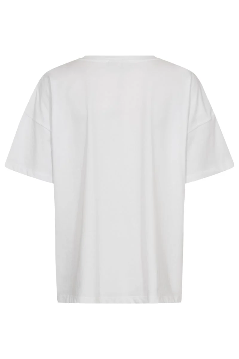 Fenjal Tee 205909 | Brilliant White W Deep Ultrama | T-shirt fra Freequent - Image 4